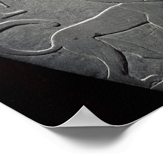 Die Narmer-Palette Poster (Ecke)