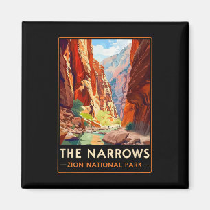 Die Narrows Zion National Park Wandern Natur Outdo Magnet