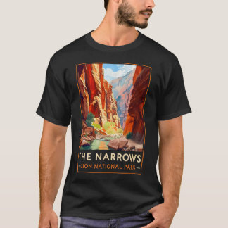 Die Narrows Zion National Park Wandern Natur T-Shirt