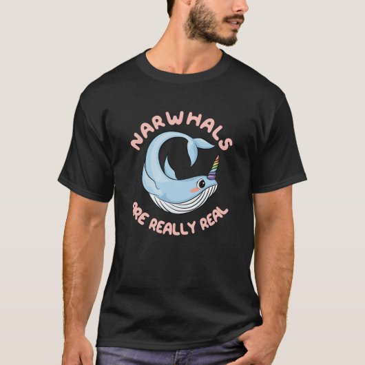 Die Narwale sind wirklich real T-Shirt (Vorderseite)