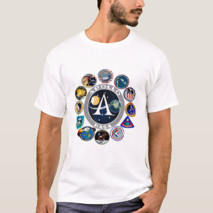 Die NASA-Apollo-Programm Auftrag-Flecken-Abzeichen T-Shirt