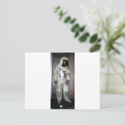 Die NASA-Astronauten-Raum-Anzug Postkarte (Stehend Vorderseite)