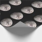 Die NASA-Bilder in der Mondphase Geschenkpapier (Ecke)