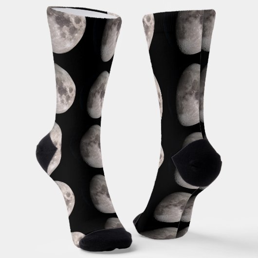 Die NASA-Bilder in der Mondphase Socken (Gewinkelt)