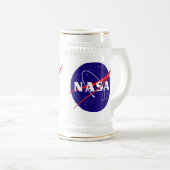 Die NASA-Fleischklöschen-Logo Bierglas (VorderseiteRechts)