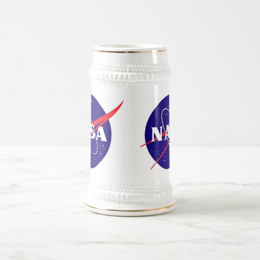 Die NASA-Fleischklöschen-Logo Bierglas (Mittel)