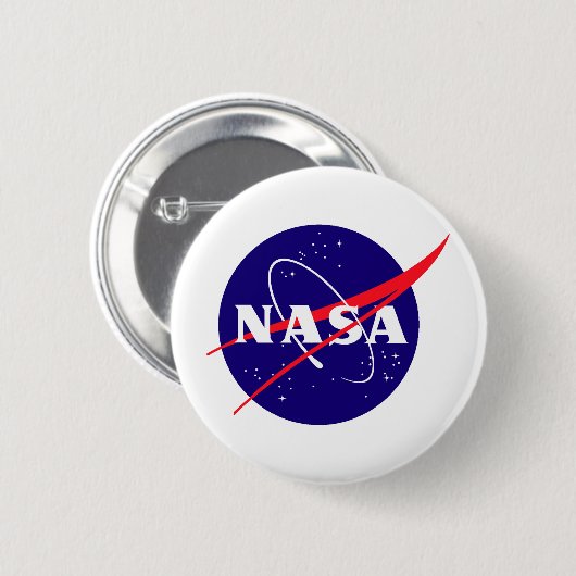 Die NASA-Fleischklöschen-Logo Button (Vorne & Hinten)