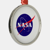 Die NASA-Fleischklöschen-Logo Ornament Aus Metall (Rechts)