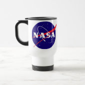 Die NASA-Fleischklöschen-Logo Reisebecher (Links)