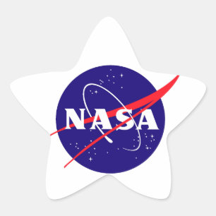 Die NASA-Fleischklöschen-Logo Stern-Aufkleber