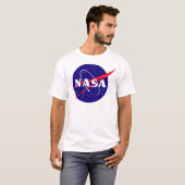 Die NASA-Fleischklöschen-Logo T-Shirt (Vorne ganz)