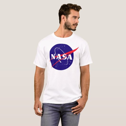 Die NASA-Fleischklöschen-Logo T-Shirt (Vorne ganz)