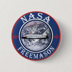 Die NASA-Freimaurer Button