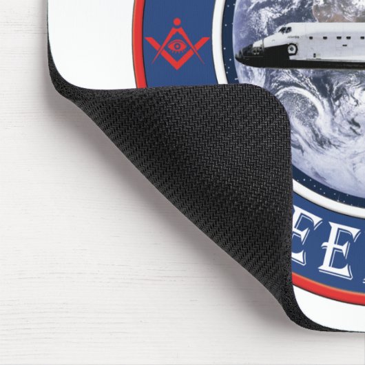 Die NASA-Freimaurer Mousepad (Ecke)
