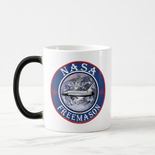 Die NASA-Freimaurer Verwandlungstasse (Links)