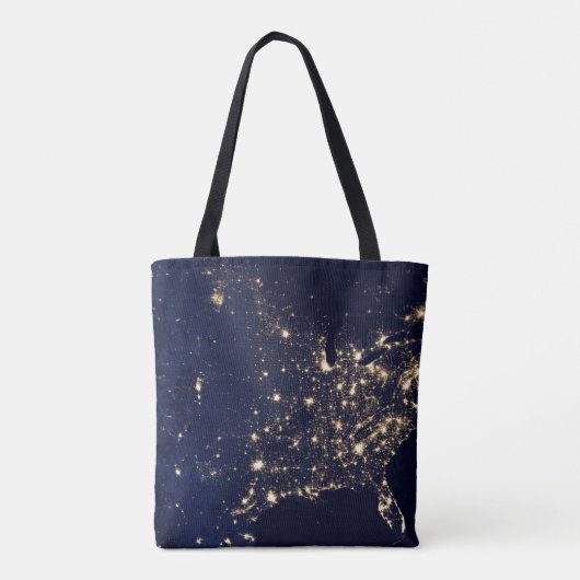 Die NASA-Lichter vom Raum USA Tasche (Rückseite)