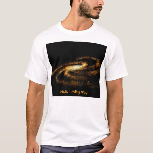 Die NASA - Milchstraße T-Shirt (Vorderseite)