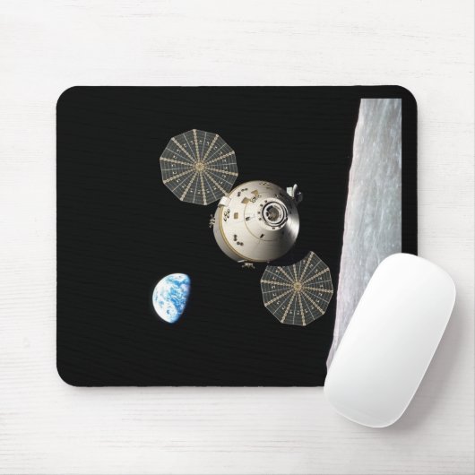 Die NASA Orion in der Mondbahn Mousepad (Mit Mouse)