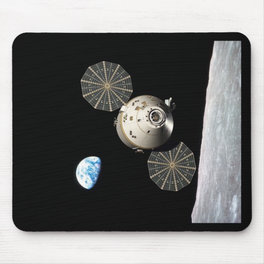 Die NASA Orion in der Mondbahn Mousepad (Vorne)