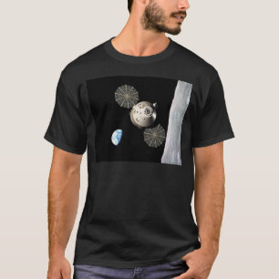 Die NASA Orion in der Mondbahn T-Shirt
