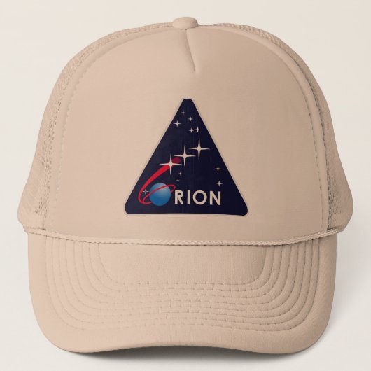 Die NASA-Projekt-Orions-Logo Truckerkappe (Vorderseite)