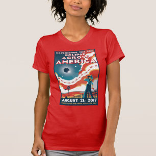 Die NASA-Sonnenfinsternis-Amerika-T-Shirt T-Shirt