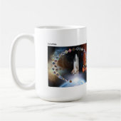 Die NASA-Tribut zur Raumfähre Kolumbien Kaffeetasse (Links)