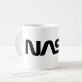 Die NASA-Wurm-Logo Kaffeetasse (Vorderseite Links)