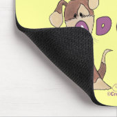 Die Nase an ihren Gesichtern Mousepad (Ecke)
