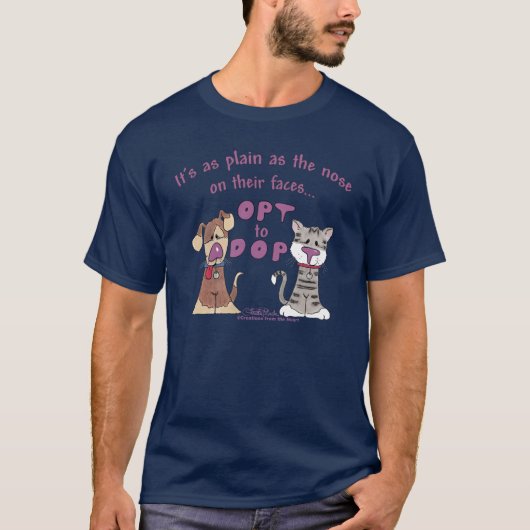 Die Nase an ihren Gesichtern T-Shirt (Vorderseite)
