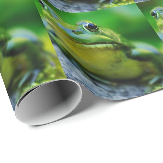 Die Nase eines Frosches Geschenkpapier (Rolleneckpunkt)