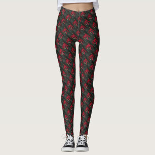 Die nasse Rote Ibis-Fliege, Fliegenfischen, Fliege Leggings