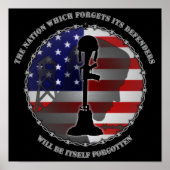 Die Nation, die ihre Verteidiger vergisst Poster (Vorne)