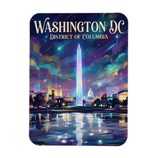 Die National Mall USA Magnet (Vertikal)
