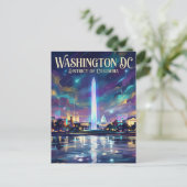 Die National Mall USA Postkarte (Stehend Vorderseite)