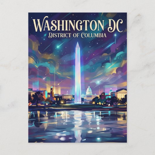 Die National Mall USA Postkarte (Vorderseite)