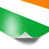 Die nationale Flagge von Nordirland Fotodruck (Ecke)