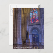 Die Nationale Kathedrale Postkarte (Vorne/Hinten)