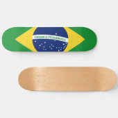 Die Nationalflagge der Föderativen Republik Brasil Skateboard (Horizontal)