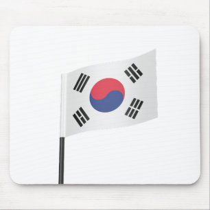 Die Nationalflagge der Republik Korea Mousepad