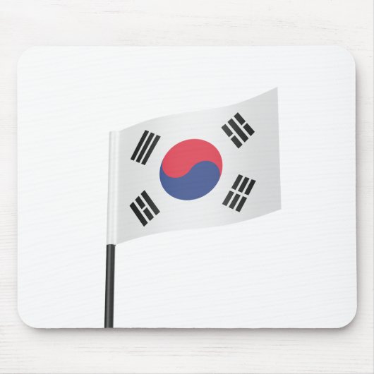 Die Nationalflagge der Republik Korea Mousepad (Vorne)