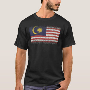 Die Nationalflagge des Souvenirs von Malaysia für T-Shirt