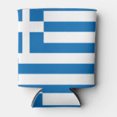 Die Nationalflagge Griechenlands Dosenkühler (Vorderseite)