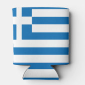 Die Nationalflagge Griechenlands Dosenkühler (Rückseite)