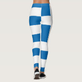 Die Nationalflagge Griechenlands Leggings (Rückseite)
