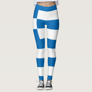 Die Nationalflagge Griechenlands Leggings