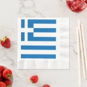 Die Nationalflagge Griechenlands Serviette (Beispiel)