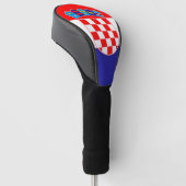 Die Nationalflagge Kroatiens Zastava Hrvatske Golf Headcover (angewinkelt)