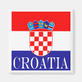 Die Nationalflagge Kroatiens Zastava Hrvatske Magnet (Vorne)