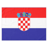 Die Nationalflagge Kroatiens Zastava Hrvatske Tischdecke (Vorderseite (Horizontal))